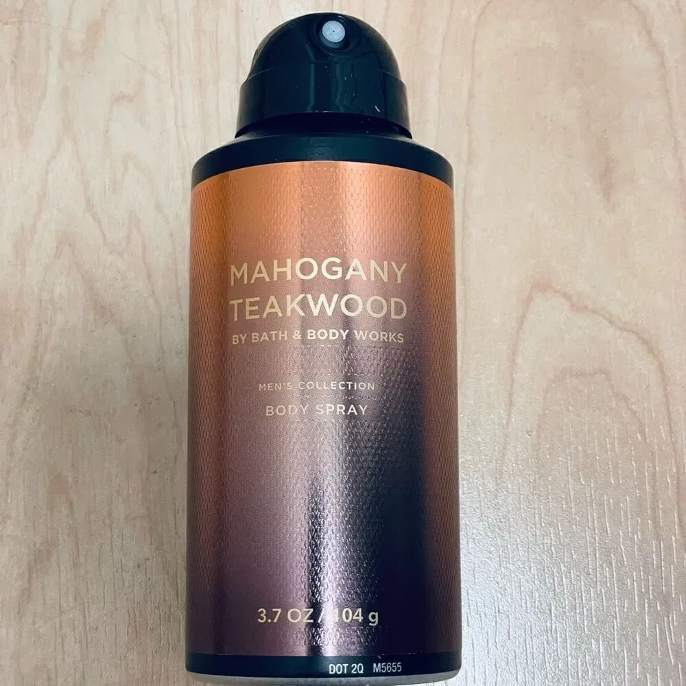 LAST ONE Bath & Body Works Lot of 2 MAHOGANY TEAKWOOD Men’s Body Spray